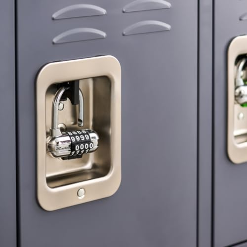 Master Lock Set Your Own Combination Padlock, Gym Locker Locks with Code for Securing Indoor Valuables, Color May Vary, 1523D