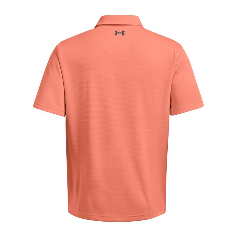 Under Armour Men's Tech Golf Polo, (897) Flare Orange/Pitch Gray/Halo Gray, 4X-Large Tall