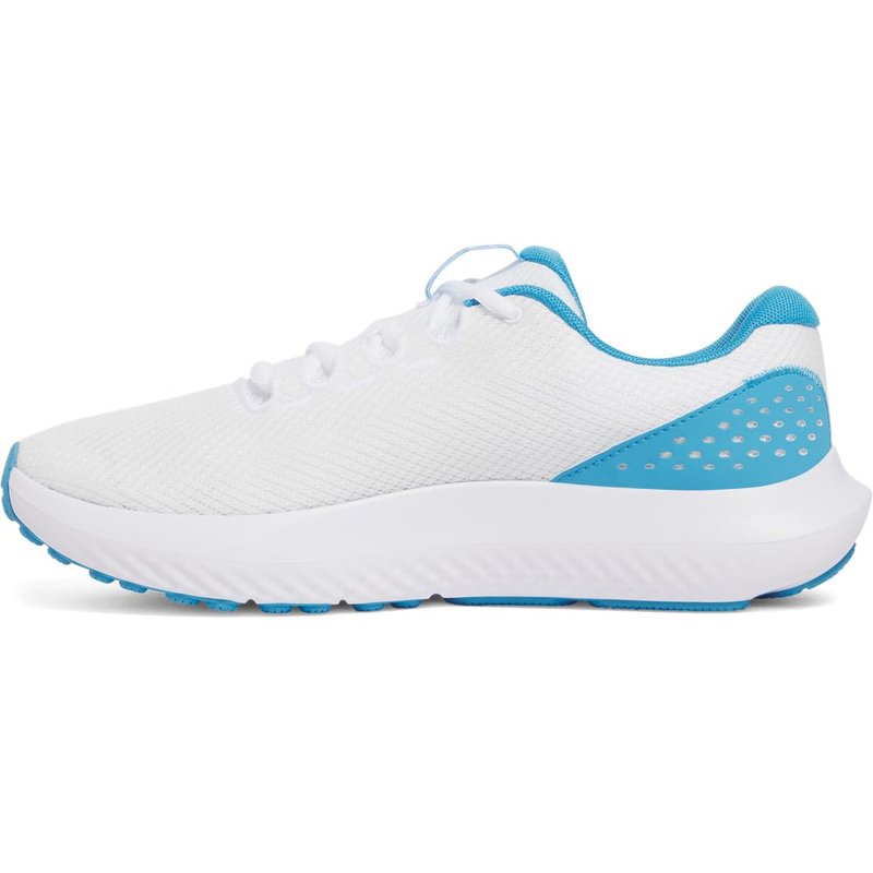 Under Armour Men's Charged Surge 4, (110) White/Ether Blue/Ether Blue, 6.5, US