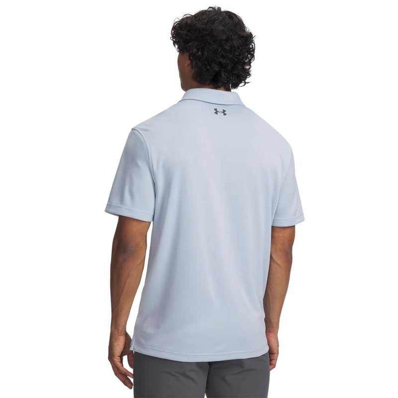 Under Armour Men's Tech Golf Polo, (455) Blue Calm / / Pitch Gray, XX-Large