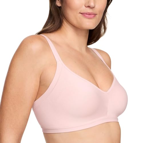 Warners Women's Blissful Benefits Underarm-smoothing With Seamless Stretch Wireless Lightly Lined Comfort Bra