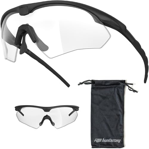HTS HUNTERSKY S53 anti fog Tactical Shooting Range Safety Glasses Ballistic eye protection Hunting Airsoft Riding Pickleball
