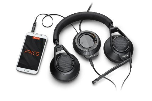 Plantronics RIG Stereo Gaming Headset with Mixer for Xbox 360 and PS3 - Retail Packaging - Black