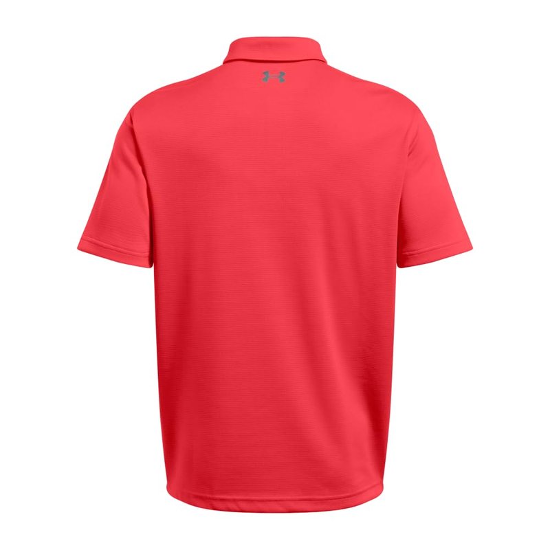 Under Armour Men's Tech Golf Polo, (713) Racer Red / / Pitch Gray, X-Large Tall