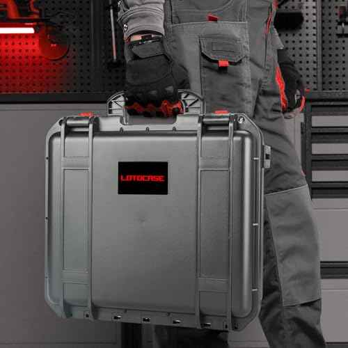 Case for Milwukee Hackzall Saw zall - Tool Bag for Milwaukee M18 Fuel Cordless One-Hand Sawzall Reciprocating Saw Kit, Waterproof Box for Milwaukee Hackzall 2719-20/2625-20/Battery Charger (Case Only)