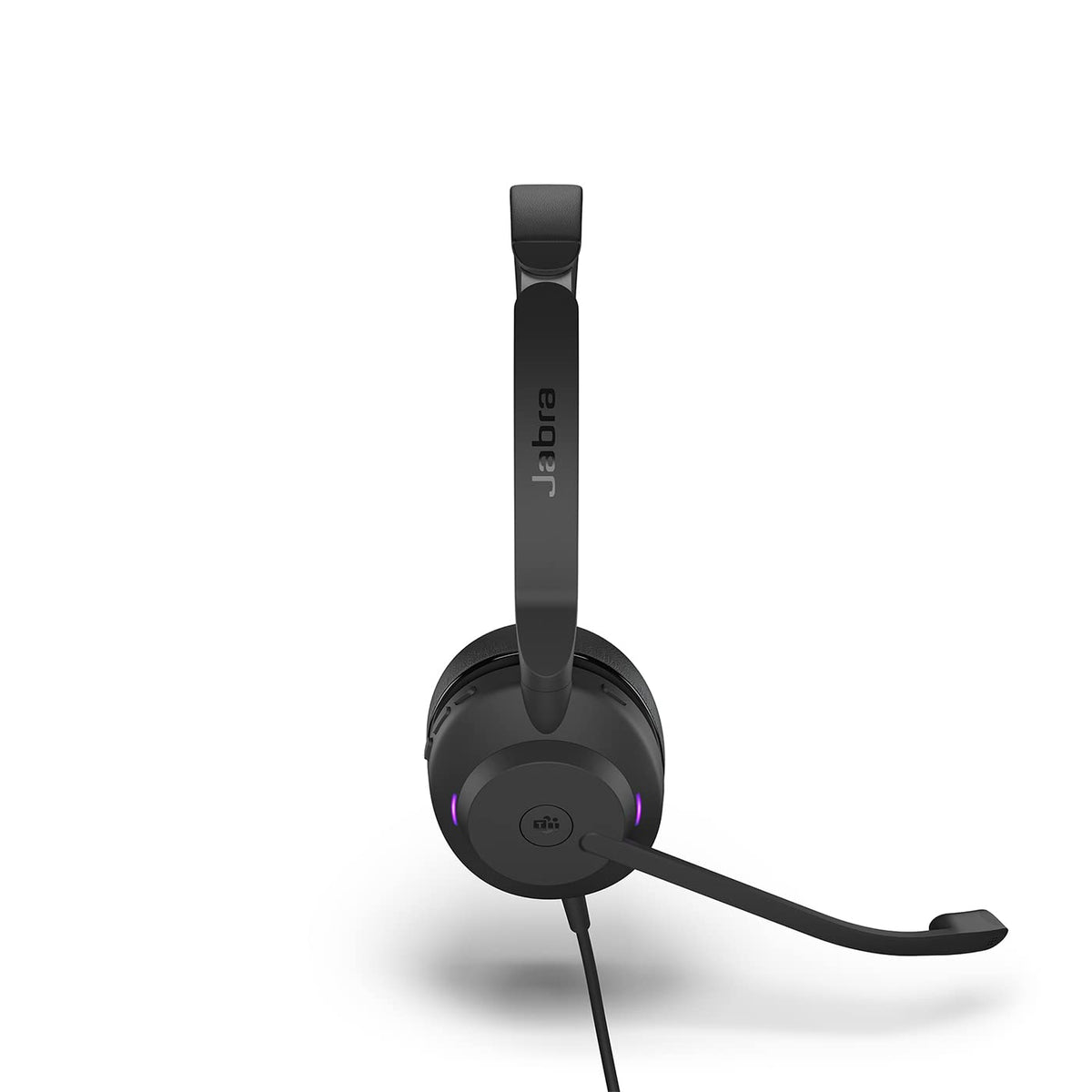 Jabra Evolve2 30 MS Wired Headset, USB-C, Stereo, Black – Lightweight, Portable Telephone Headset with 2 Built-in Microphones – Work Headset with Superior Audio and Reliable Comfort