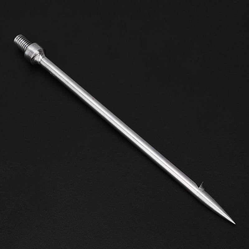 Stainless Steel Fishing Spear - 4 Pcs Single Prong Harpoon Gaff Hook | 6.5x0.5x0.5 Inch Outdoor Tackle