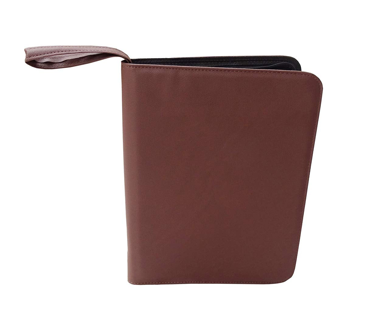 48 Fountain Pen Case, Rollerball Pen Holder PU Leather Bag Pouch Large Capacity for Your Collection - Brown
