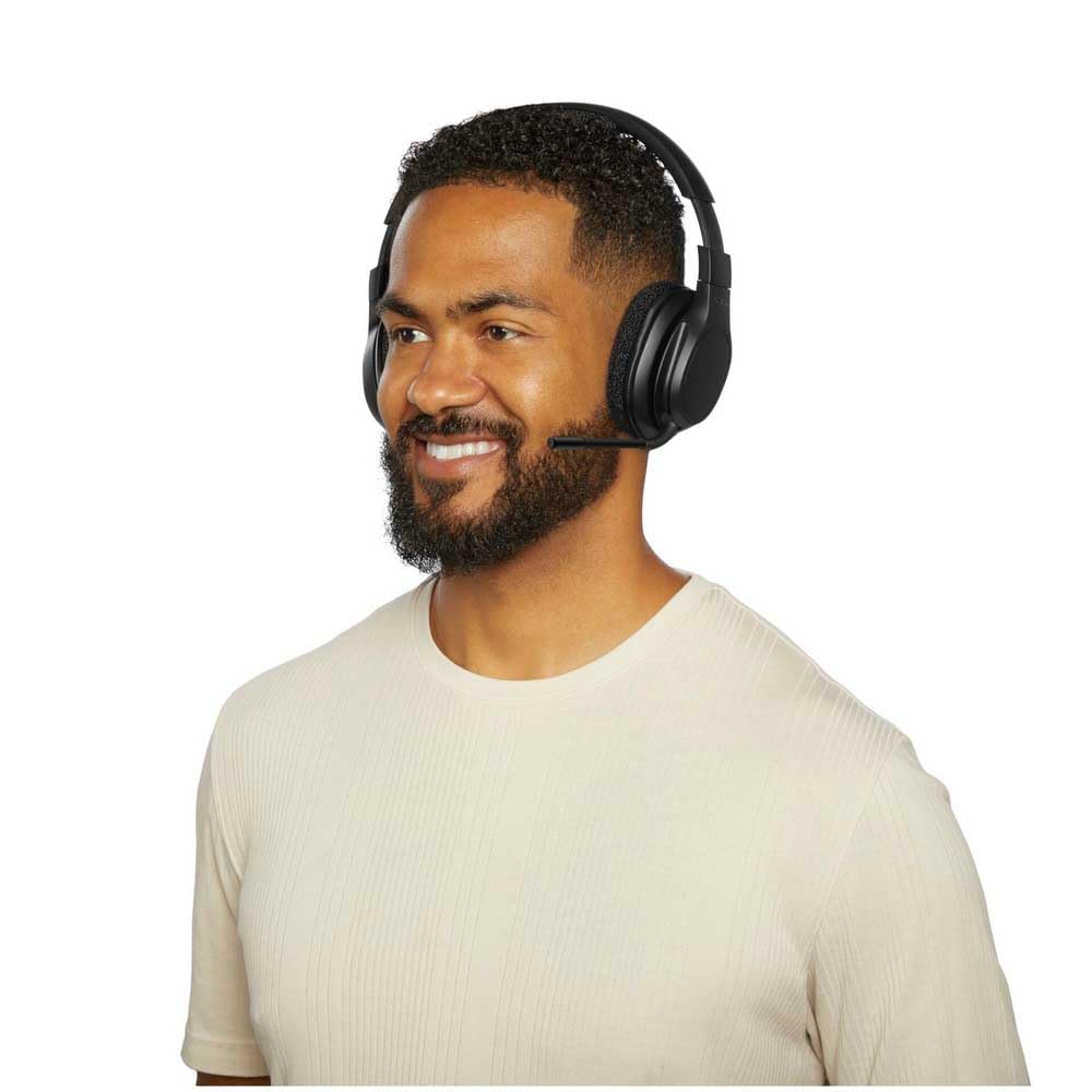 Belkin SoundForm Adapt Wireless Over-Ear Headset, Headphones for Work, Play, Gaming, & Travel w/Built-in Boom Microphone, 45H Battery Life - Compatible with iPhone, iPad, Galaxy, and More - Black