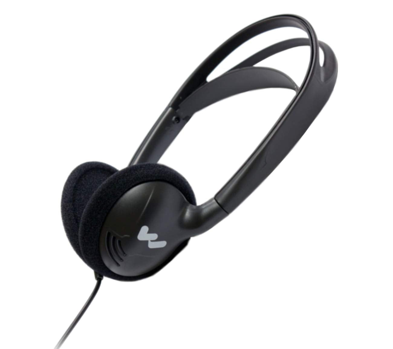 Williams Sound HED 027 Heavy-duty Folding Mono Headphones, Adult Size, 100mW Max Power Input, 3.5mm Plug, 39" Cord, Compatible with Williams AV Receivers and Pocketalkers, Black