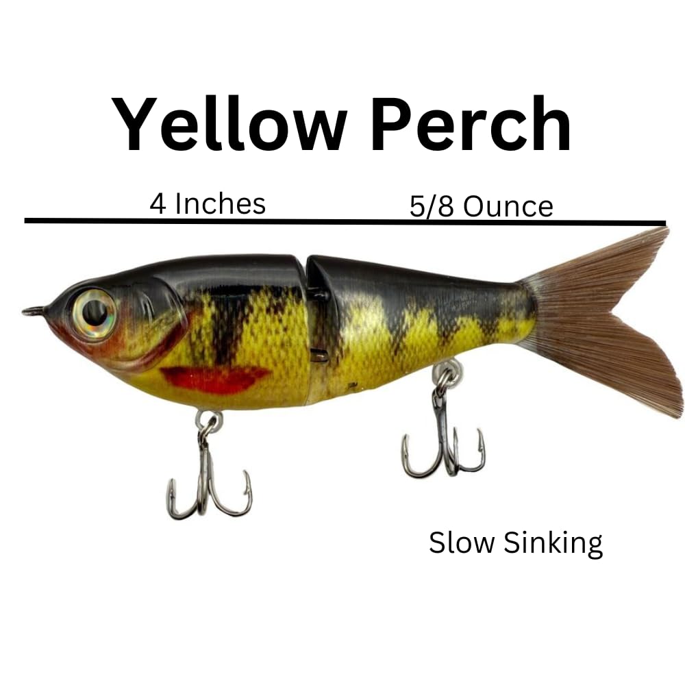 PBFish Glide Bait MINI (Yellow Perch)
