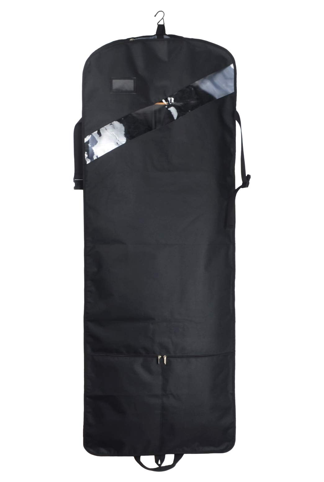 66'' Tri-fold Extra Long Dress Garment Bag, Premium & Breathable Tear-resistant Hanging Suit Cover for Travel and Storage