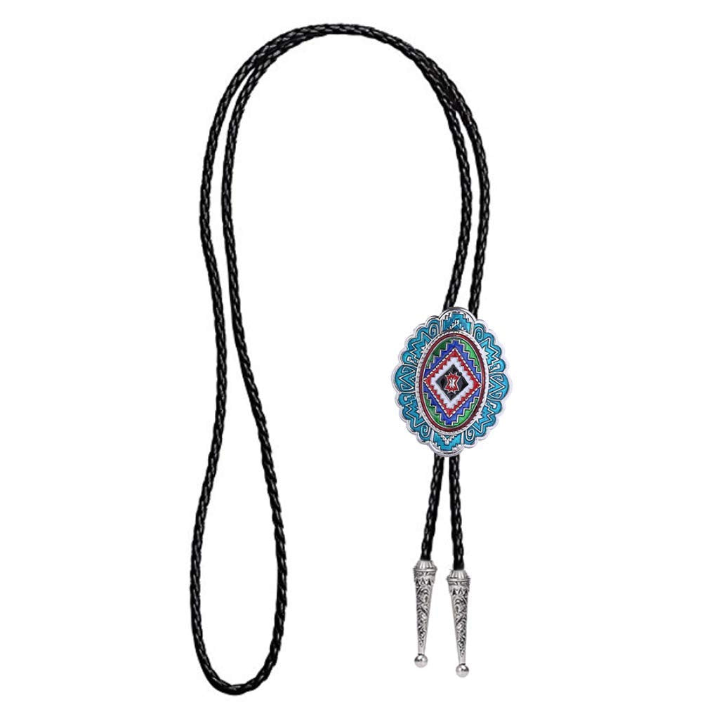 Juyovge Western Bolo Ties Handmade Cowboy Southwest Totem Element Bola Neckties For Men,Women