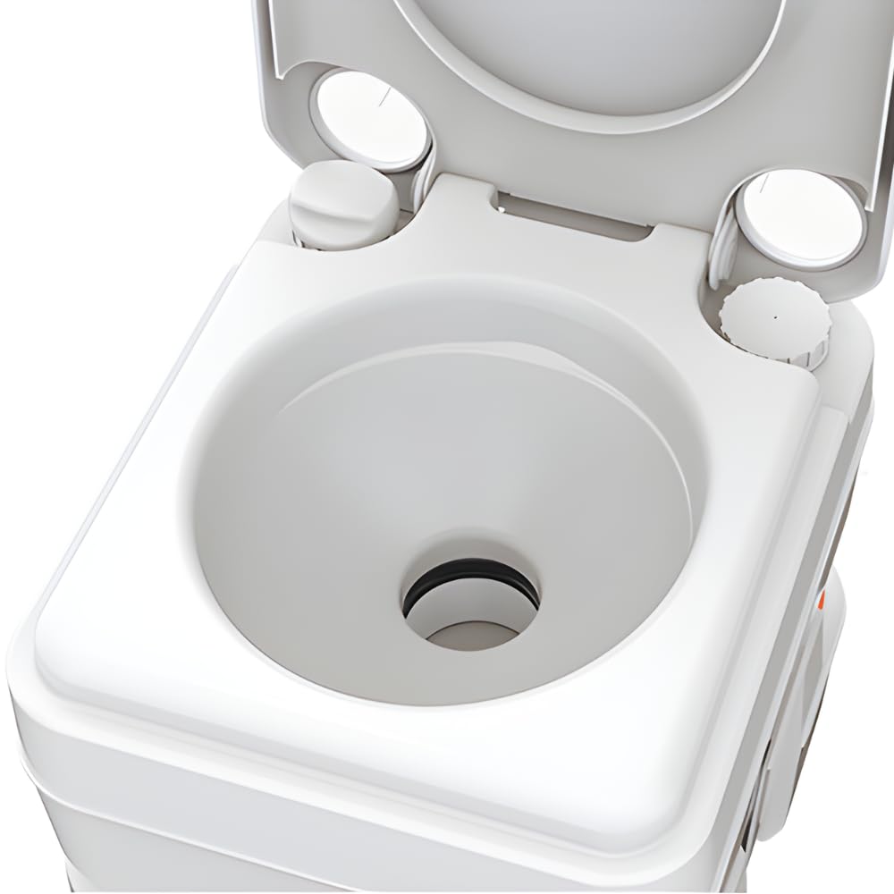 SEAFLO 5.3 Gal Multifunctional Portable Toilet | Large Capacity for Camping, RV, Boats, and More