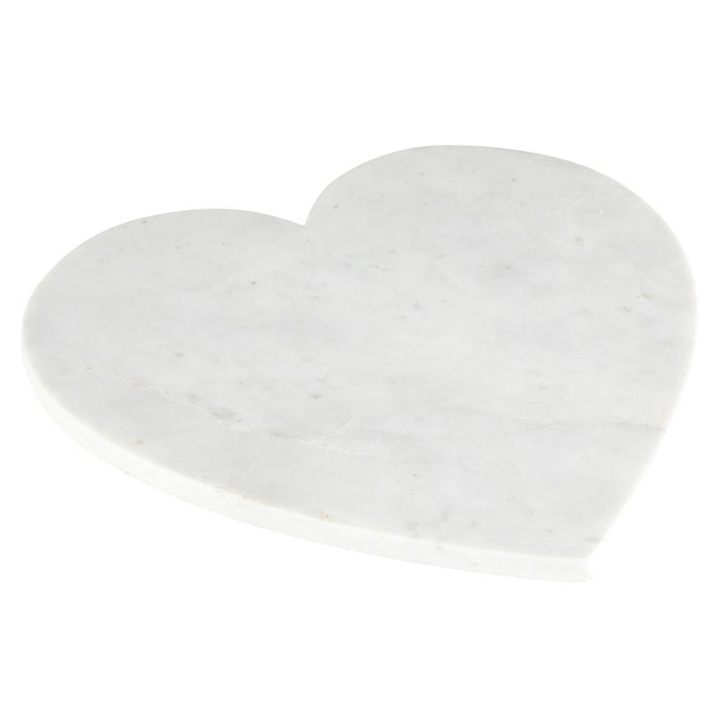 Santa Barbara Design Studio Christmas Charcuterie Boards for Cheese, Meat, and Fruit Marble Serving Tray, 12" W x 12" H x 0.5" D, Heart
