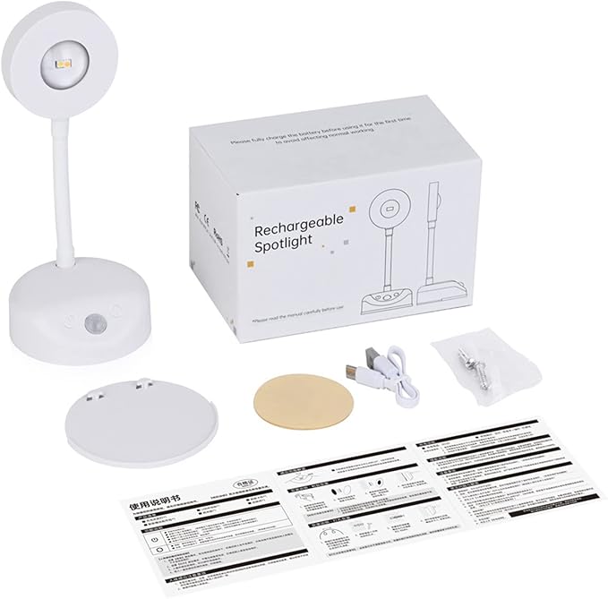 Wireless Picture Light Battery Operated Set of 2, Painting Light with Motion Sensor and Remote Control, Stepless Dimming Art Display Light for Picture Frame