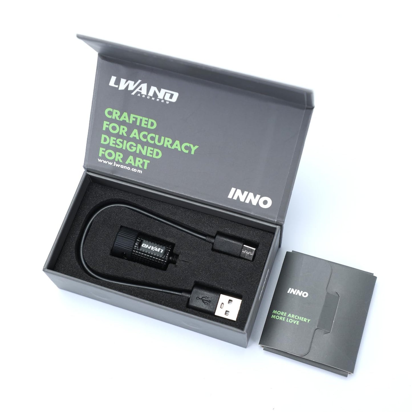 LWANO Rechargeable Archery Sight Light, 3 Brightness Levels Bow Sight Light for Hunting