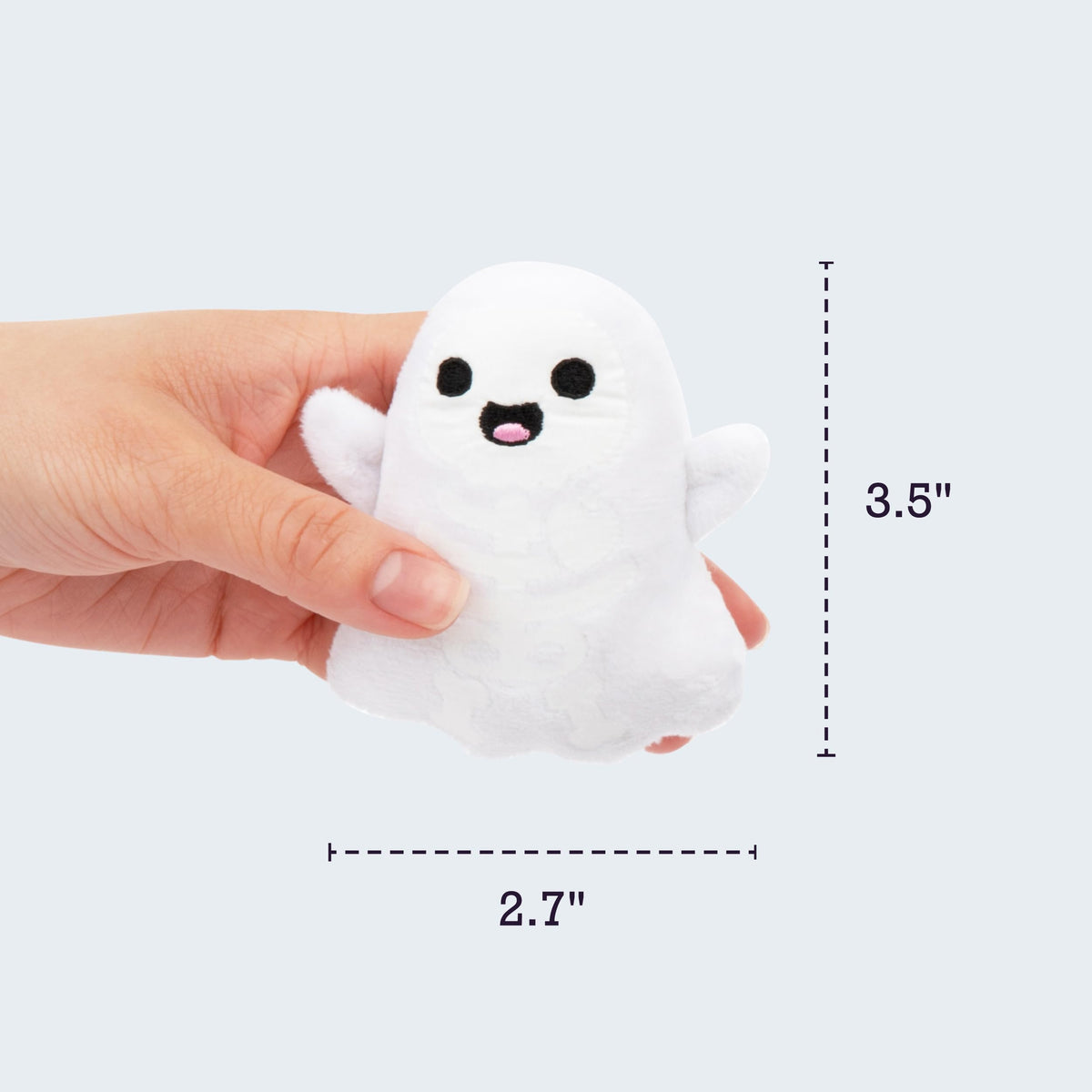 Emotional Support Ghosts by Relatable, Cuddly Plush Collectibles and Cute Stuffed Animals, Spooky Halloween Ghost Plushies and Fun Trick or Treat Toys, Includes 5 Plushies with Carrying Basket