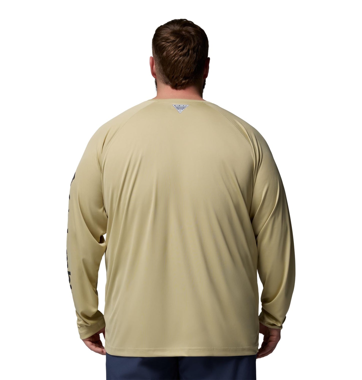Columbia Men's PFG Terminal Tackle Long Sleeve Fishing Shirt, Serpentine/Shark Logo, XX-Large