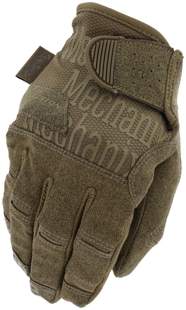 Mechanix Wear TAA Precision Pro High-Dexterity Grip Glove - Professional Grip Tactical Safety Gloves - TAA Compliant - Touchscreen Capable - Medium - Coyote Tan