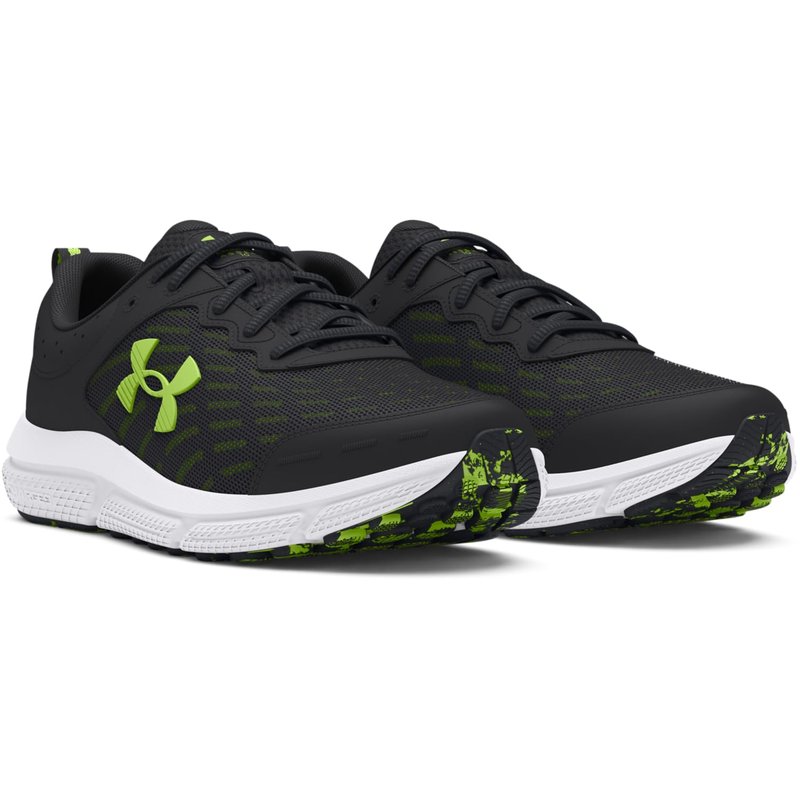 Under Armour Men's Charged Assert 10 Shoes, Anthracite/Anthracite/Morph Green, 12