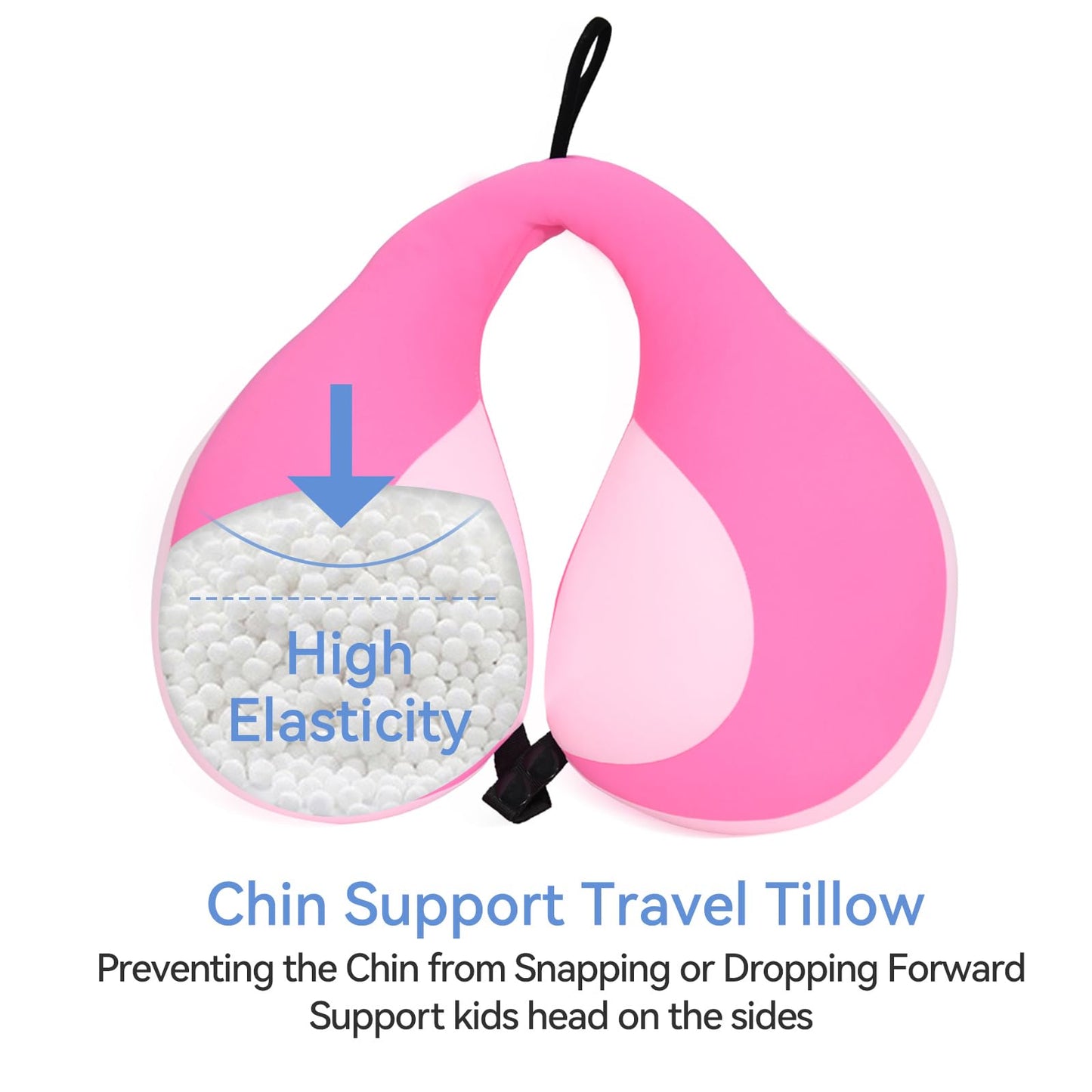 MOOB Kids Travel Pillow for Car Seat Kids Travel Neck Pillow U-Shape Car Seat Head Support Children Stroller Pillow