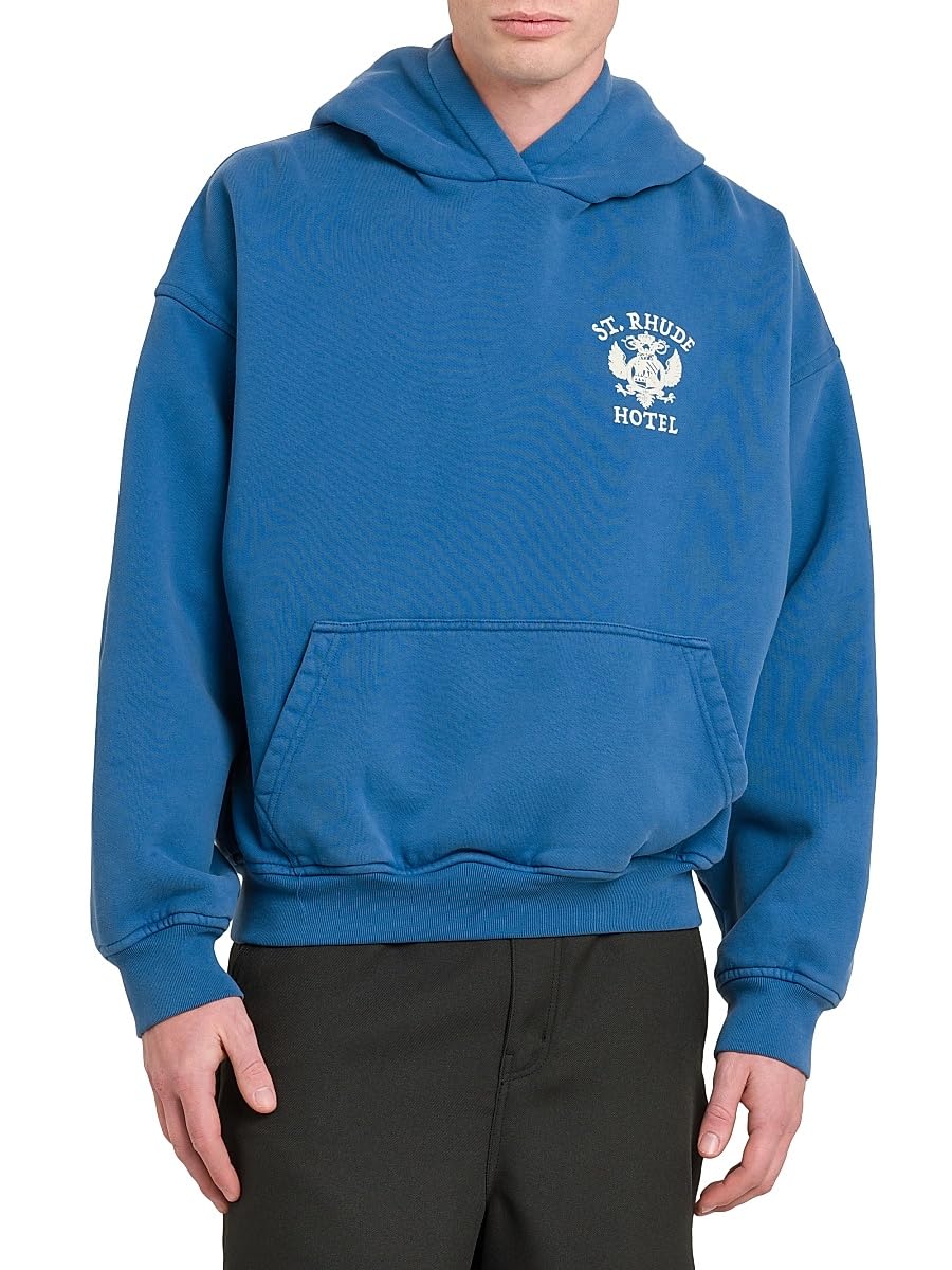 Rhude, St. Rhude Seal Hoodie, X-Small, Royal Blue
