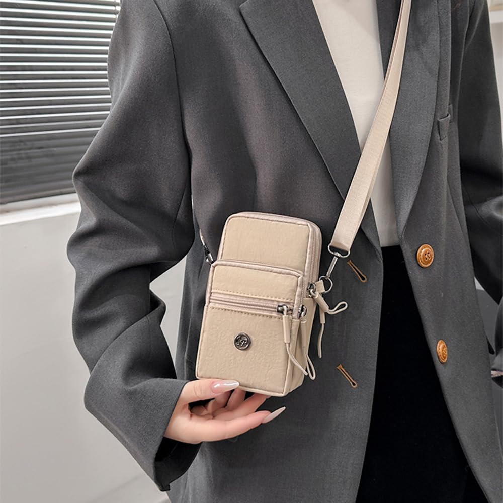 Small Crossbody Wallet Phone Bag Women Mini Crossbody Purse Cell Phone Shoulder Bag Mini Wallet with Shoulder Strap