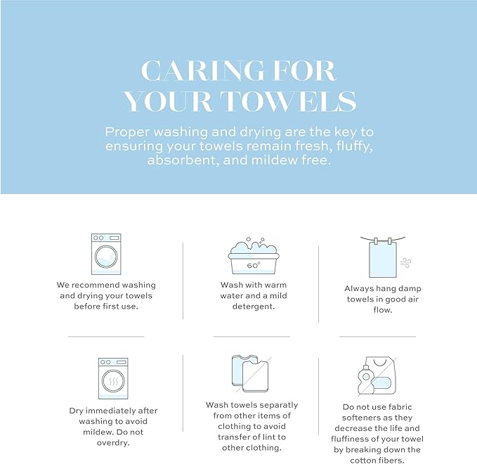 White Classic Luxury Lavender Hand Towels