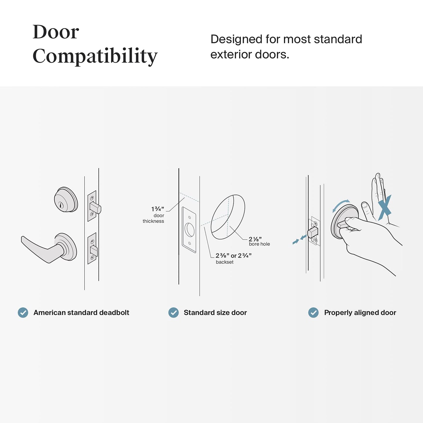Level Bolt Smart Deadbolt - Make Your Lock Smart & Keep Your Existing Hardware and Keys - Keyless Entry via Level App (iOS & Android) - Works with Apple Home