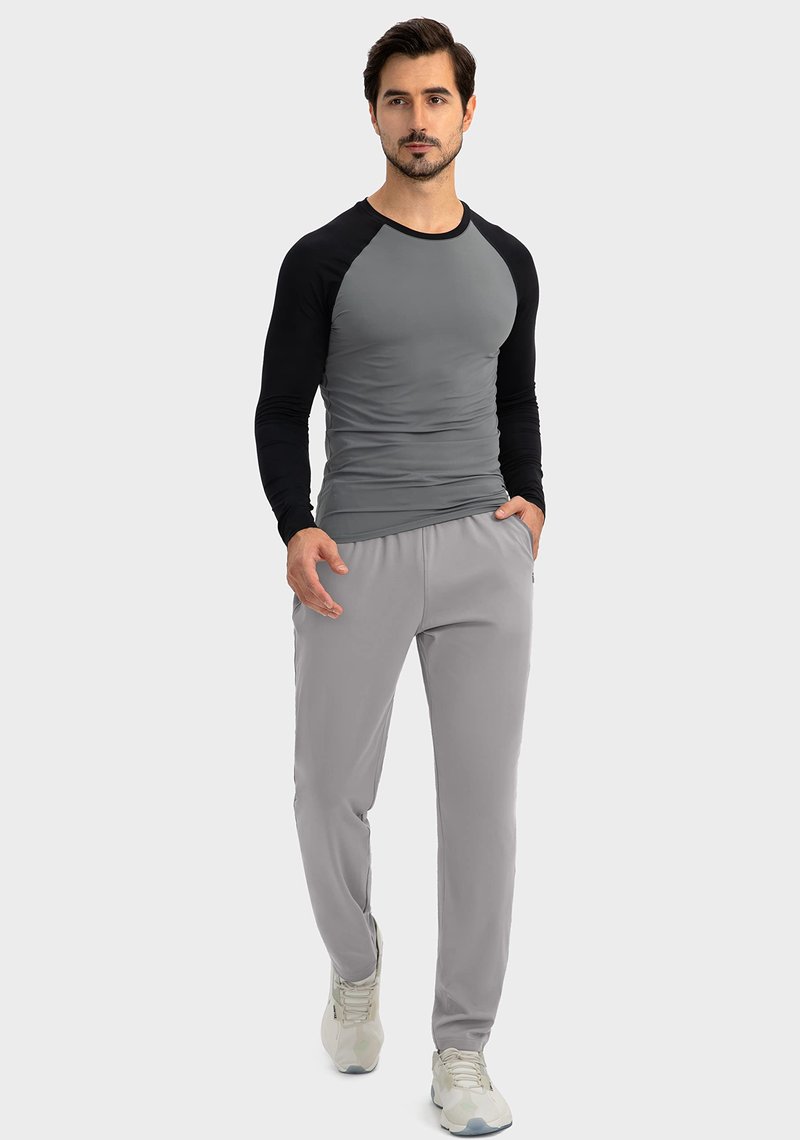 G Gradual Men's Sweatpants with Zipper Pockets Tapered Joggers for Men Athletic Pants for Workout, Jogging, Running (Light Grey, XX-Large)