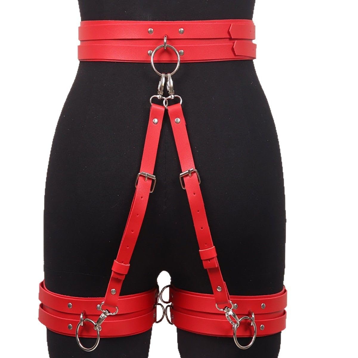 Women's garter belt Leather Thigh harness Punk Leg Belts lingerie Bar Carnival Party Cosplay outfits Accessories