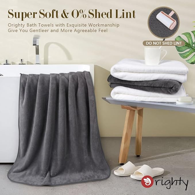 Orighty Bath Towels Pack of 4