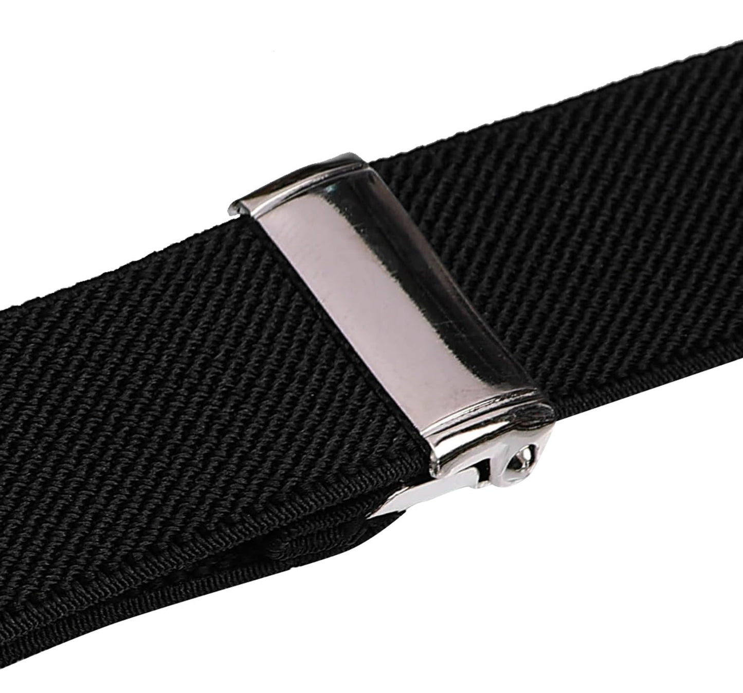 JRHEJTFZ Kids Suspenders and Bow Tie Set for Boys Adjustable with 3 Strong Metal Clips Black 30"