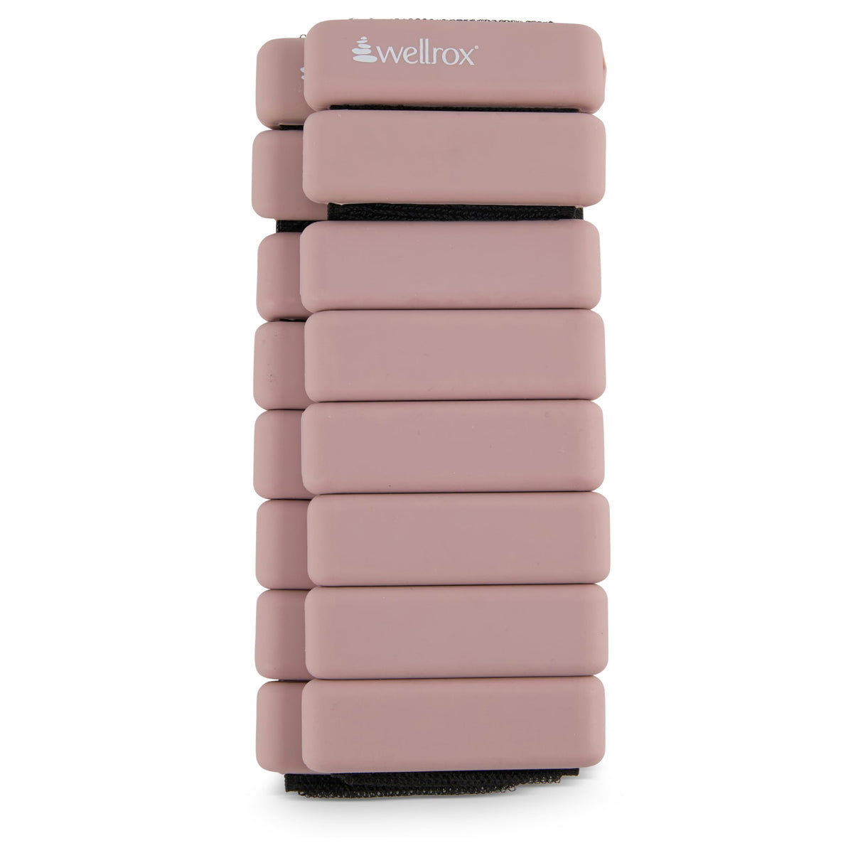 Wellrox Weighted Bangles – Adjustable Ankle and Wrist Weights for Women & Men – Set of Ankle Weights 2 lbs (1 lb Each Wrist Weight) | Weighted Arm Bands for Pilates, Yoga, Running & Walking (Rose)