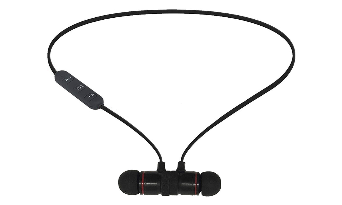 iJoy Bluetooth Wireless Sport Earbuds IPX4 Sweatproof Sport Headphones with Microphone, Noise Cancelling Earphones, Noise Cancelling Headset for Workout, Running, Gym