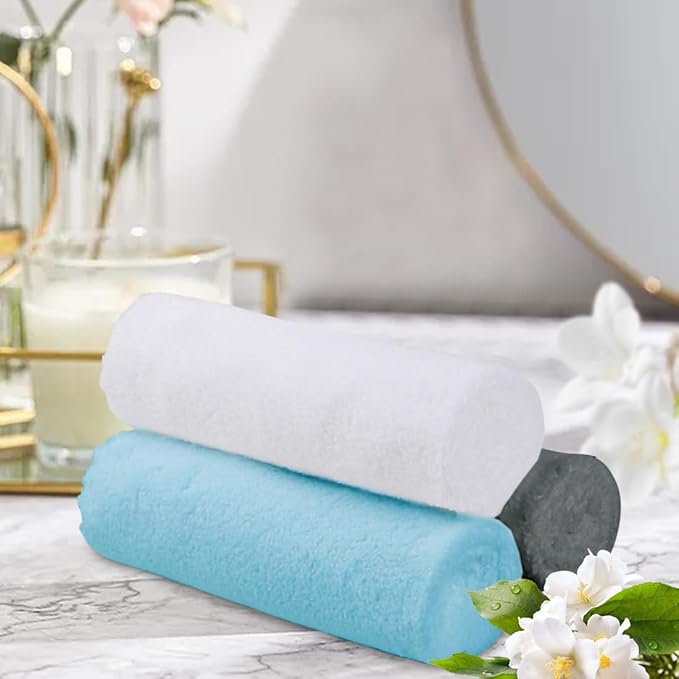 Orighty Ultra Soft Washcloths 48 Pack, Premium Microfiber Towel Sets 12 x 12