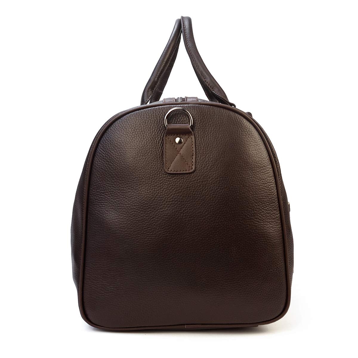 Genuine Leather Travel Duffel Bags for Men and Women Leather Overnight Weekend Bags Sports Gym Duffle, 9423 Brown