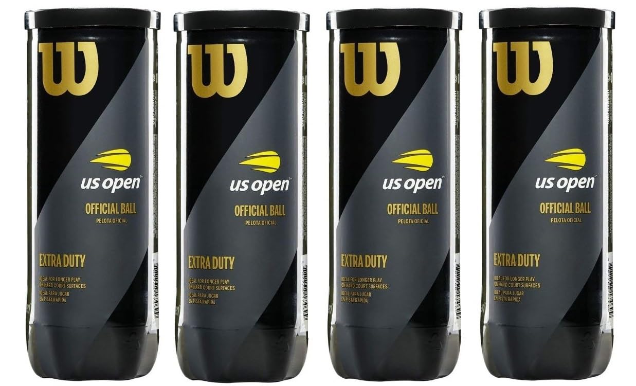 WILSON New US Open X Duty Tennis Balls 4-3 Packs YLW