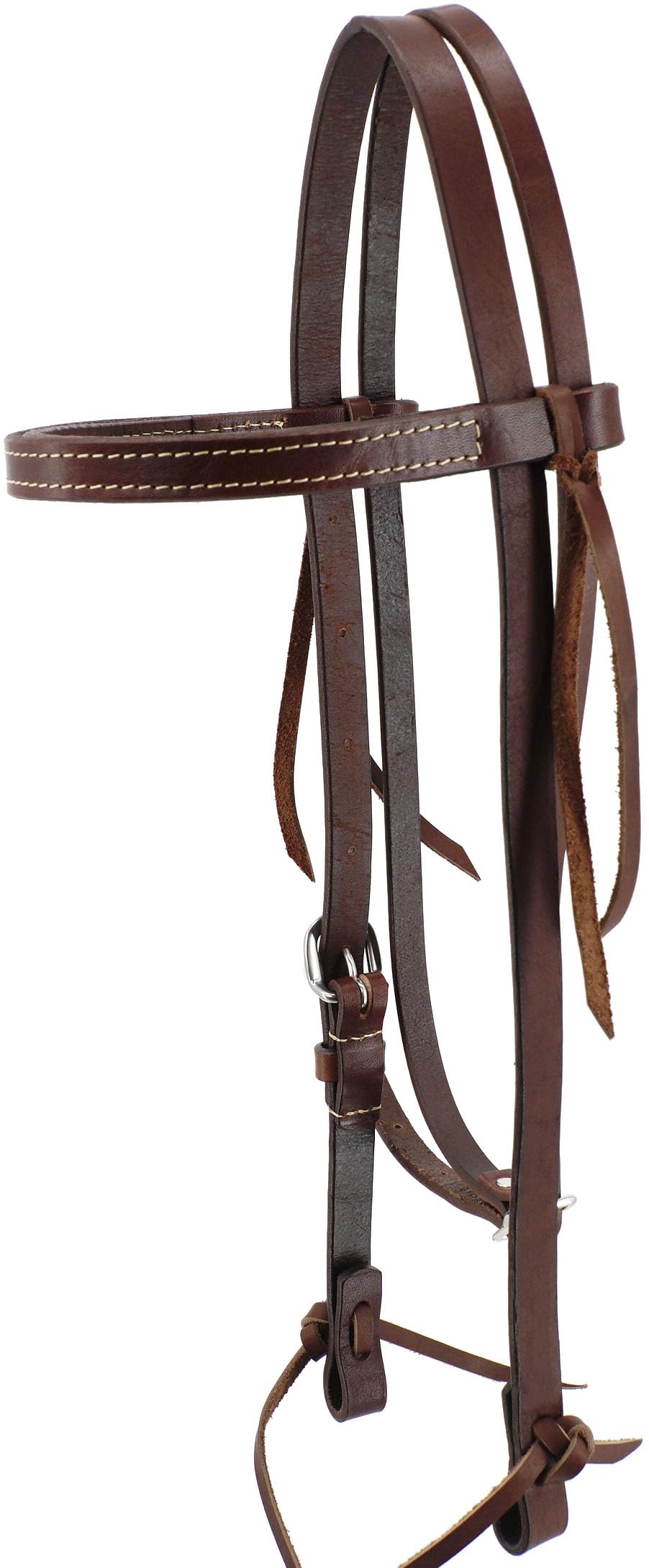 Jeereal Western Horse Browband Bridle Headstall – Premium Heavyweight Oil-Tanned Full-Grain Leather Handcrafted for Ranch Work, Trail Riding & Training