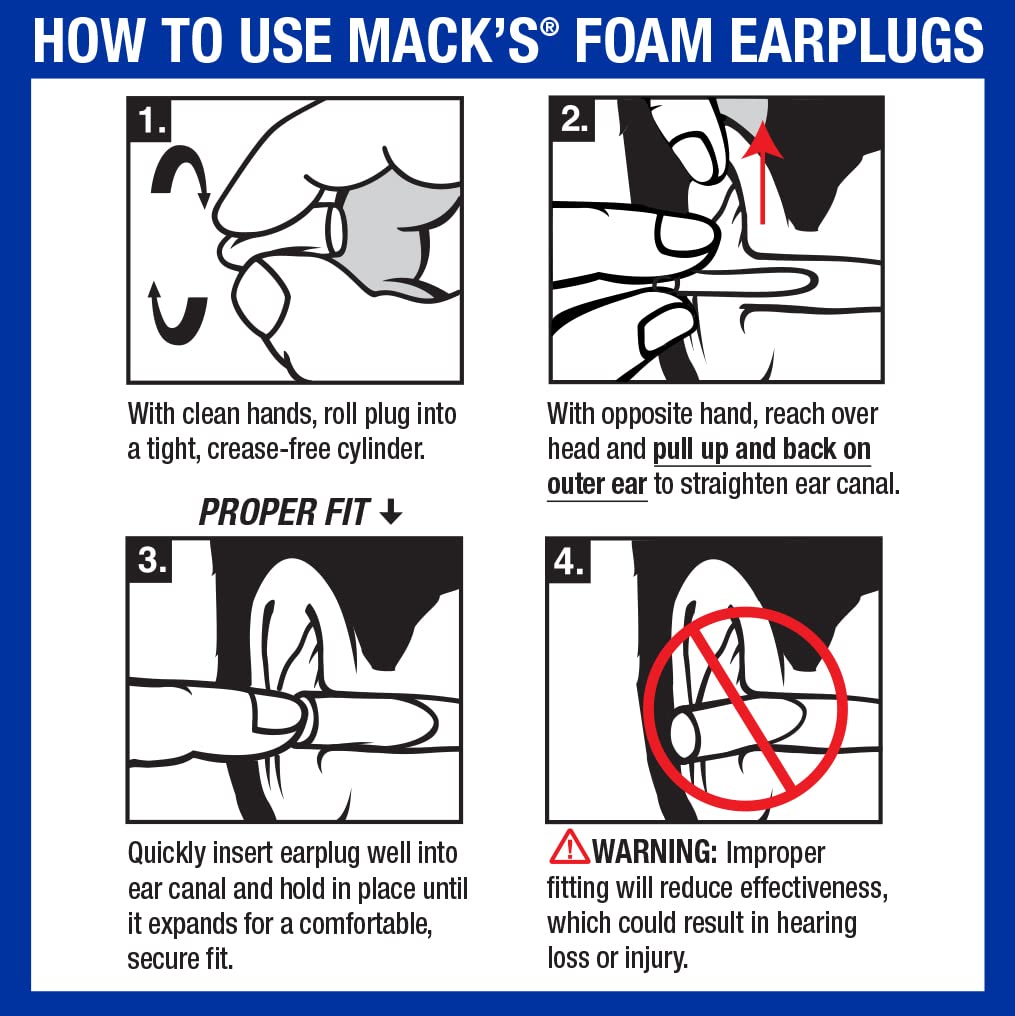 Macks 9250PLUG Ultra Soft Ear Plugs 50pr