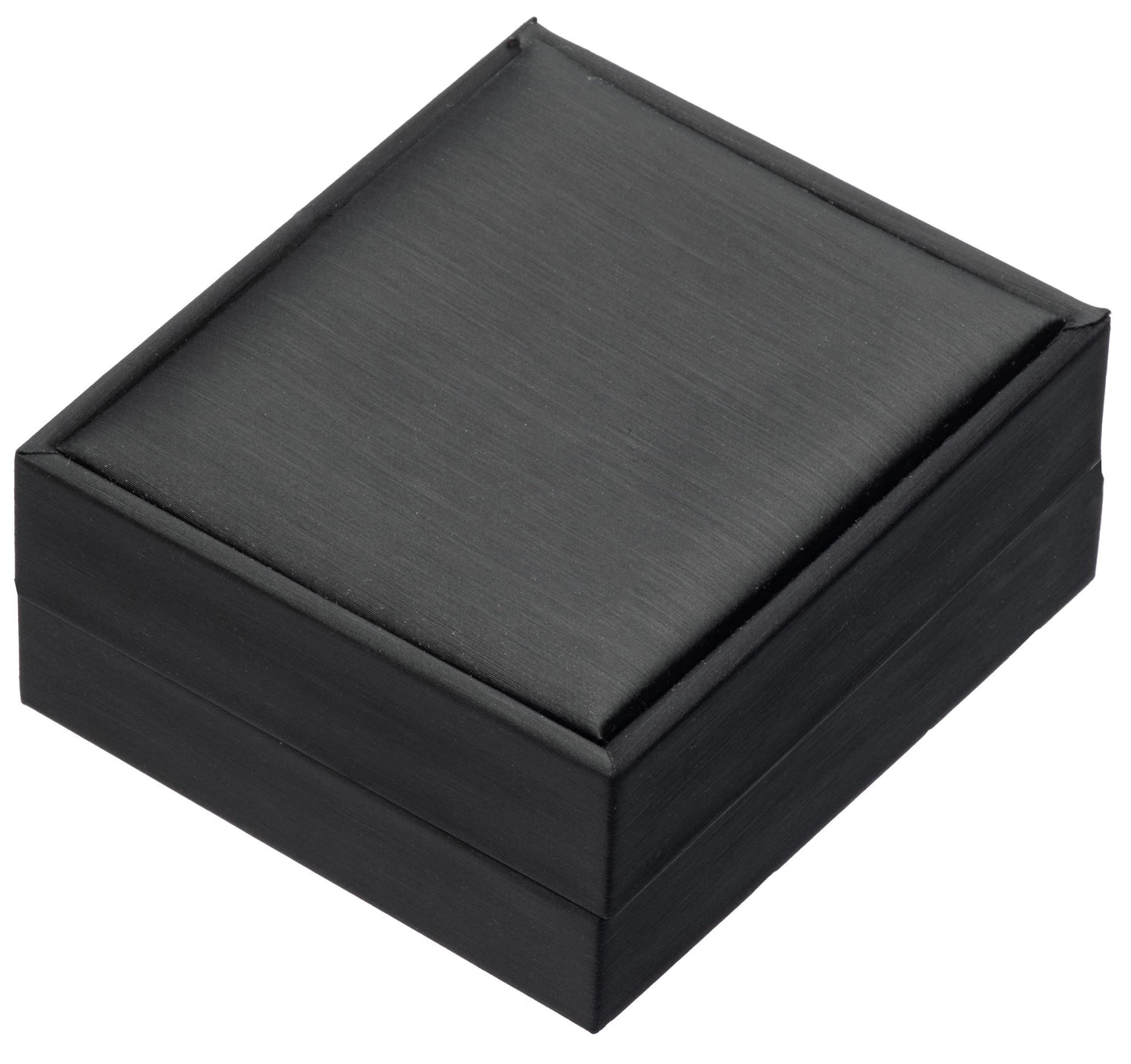 Giftop PU Leather Small Cufflink Box Jewelry Display Case (Black Pack of 3)