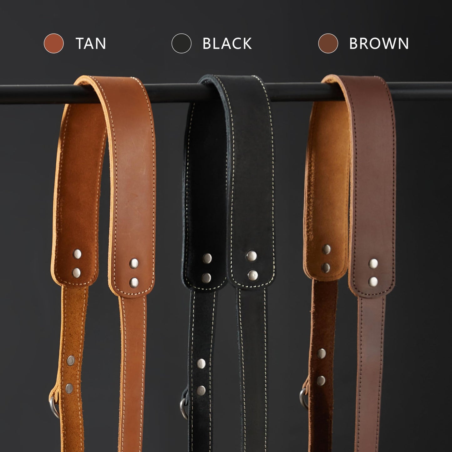 Padwa Lifestyle Green Single Camera Harness Strap for One Camera - Professional Single Full Grain Leather Camera Harness with Thick Padded,Quick Release Gear DSLR Camera Straps for Photographers