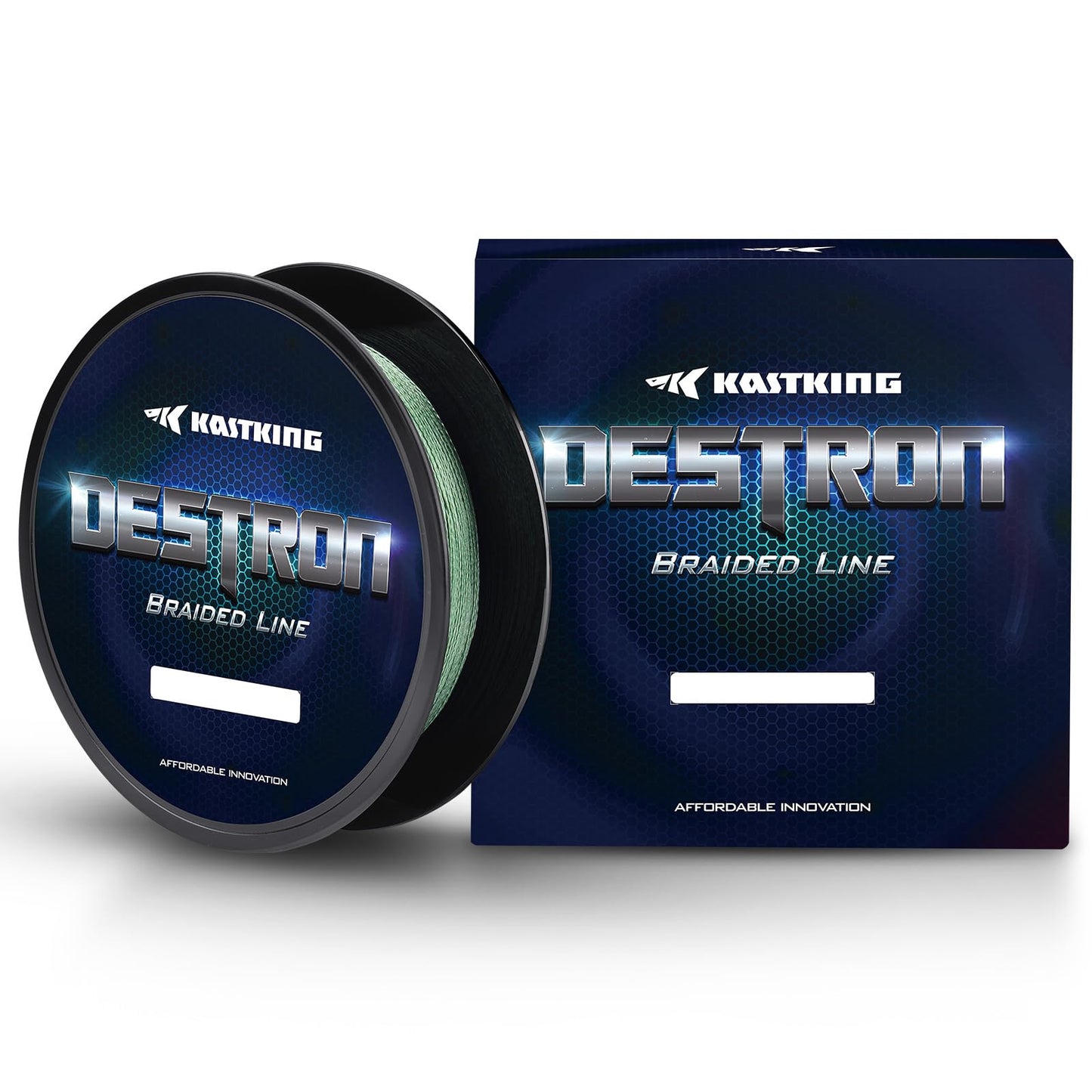 KastKing Destron Braided Fishing Line, Moss Green , 150 yds-6lb-0.11mm