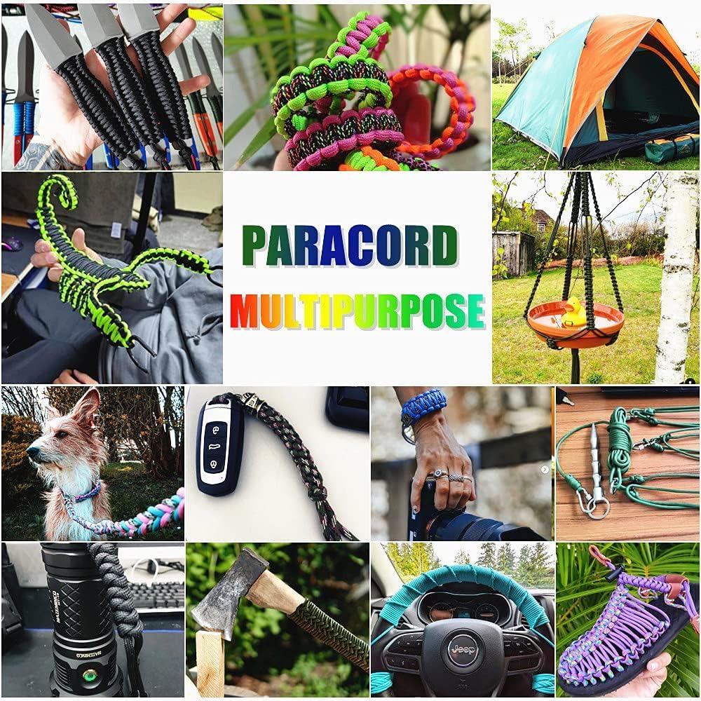 WEREWOLVES 28 Colors Paracord with Instruction, 10 Feet Each Parachute