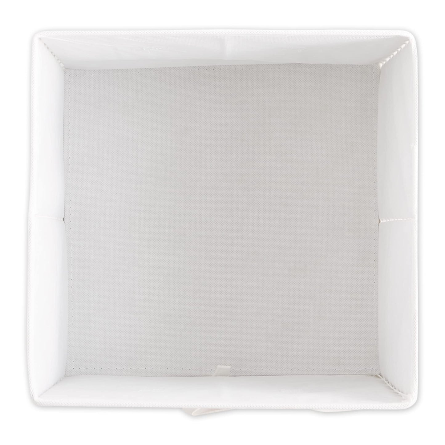 DII Non Woven Polyester Storage Bin, 11x11x5.5-inch, Starburst Gray, 2 Piece