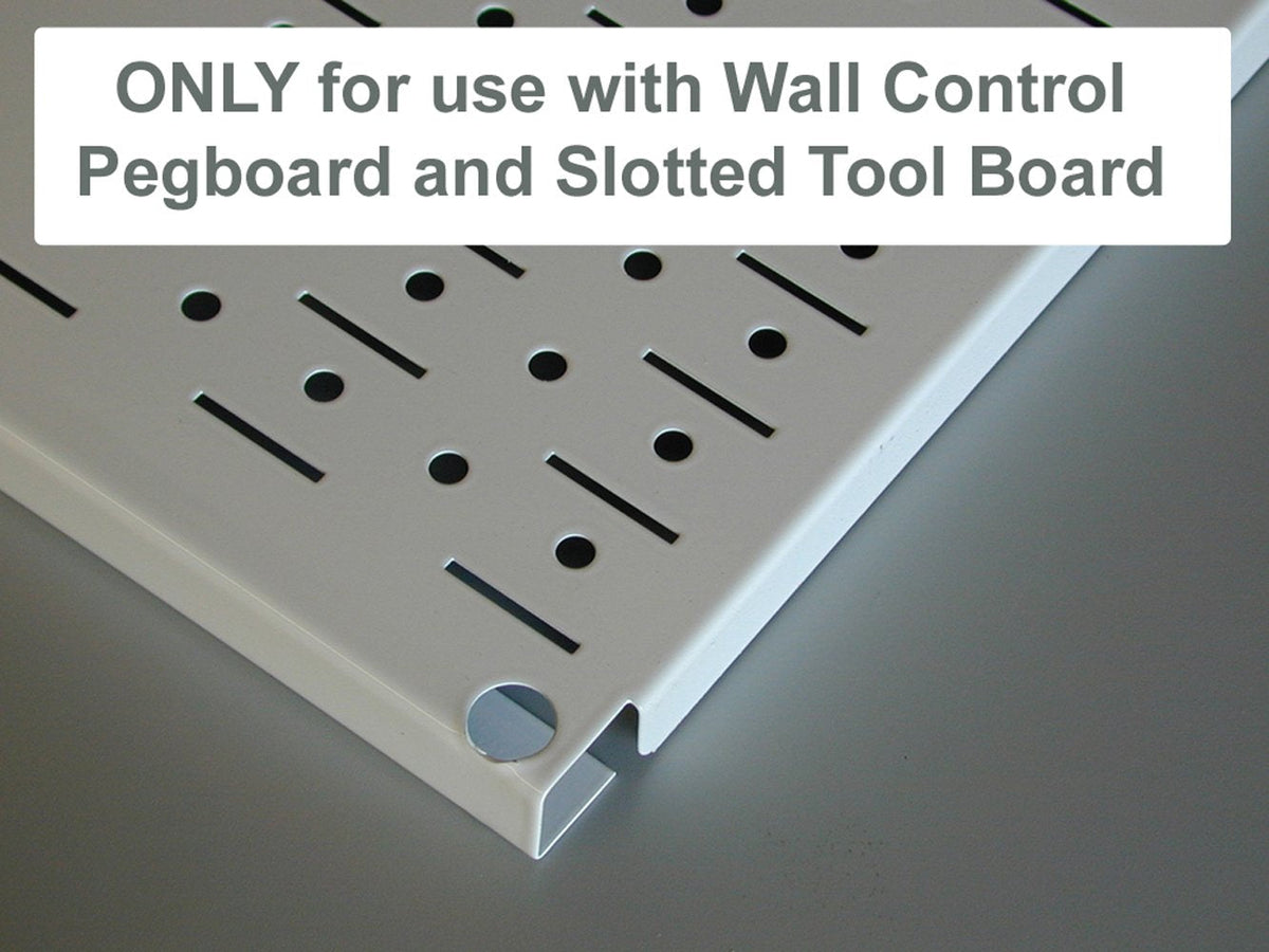 Wall Control KT-400-WRK B Slotted Tool Board Workstation Accessory Kit for Wall Control Pegboard Only, Black