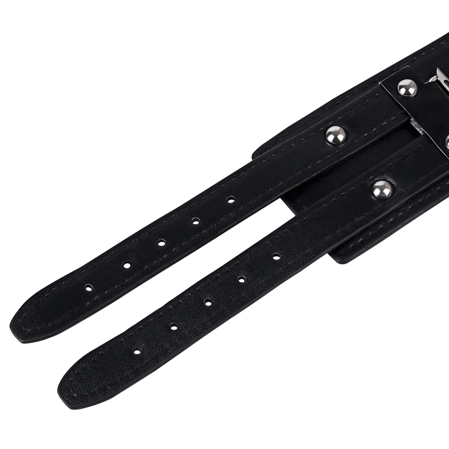 VIQIV Leather Bangle Watch Band for Apple Watch Series 8, 7, 6, 5, 4, 3, 2, 1, 8.5"-160mm