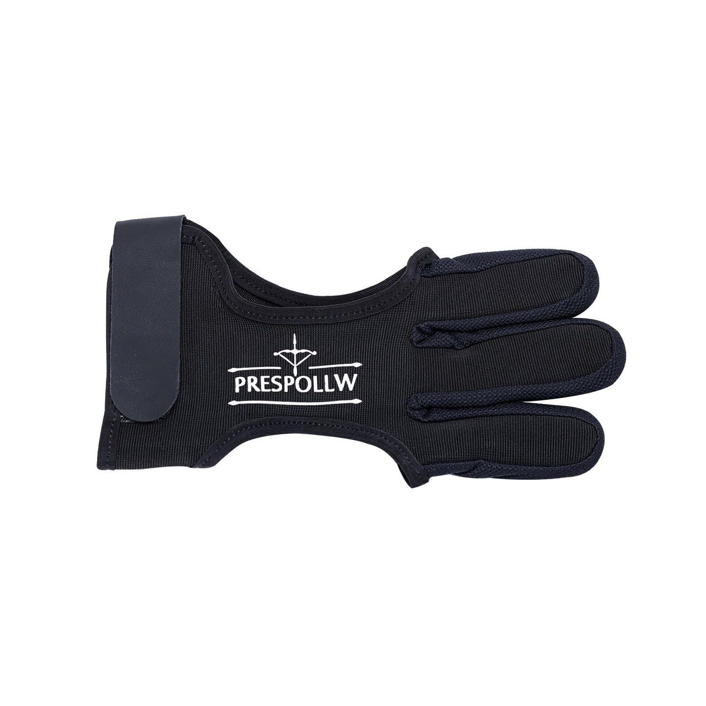 Prespollw Archery Glove Three-Finger Guard – Protective Shooting Glove for Men & Women, Ideal for Recurve & Compound Bow Hunting and Target Practice (X-Large)