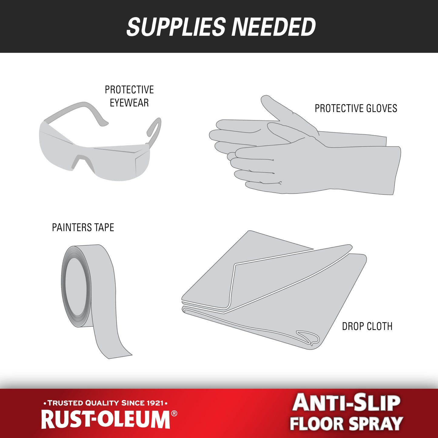 Rust-Oleum Anti-Slip Floor Spray | Textured Finish Adds Traction | Fast-Drying Formula | Resists Peeling & Fading | Clear | 15 oz Aerosol